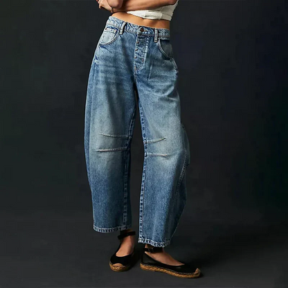 Lara | Comfortabele jeans met wijde pijpen