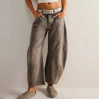 Lara | Comfortabele jeans met wijde pijpen