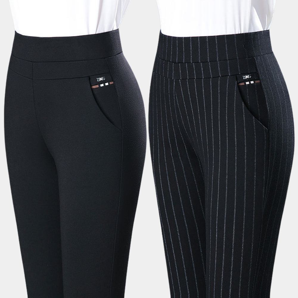 Sophie | Stretch broek met hoge taille