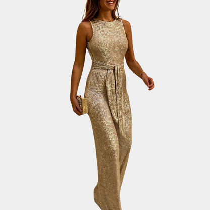 Sophie | Glitter dames jumpsuit