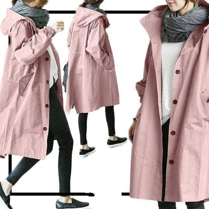 Nina | Stijlvolle waterdichte trenchcoat