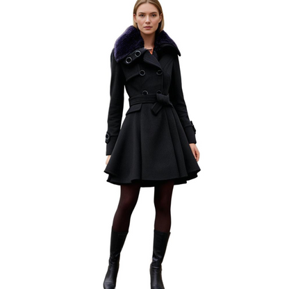 Nina | Warme lange winterjas voor dames