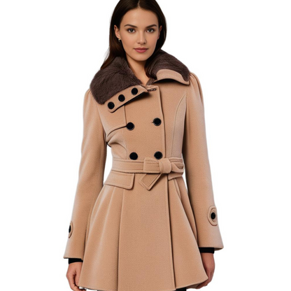 Nina | Warme lange winterjas voor dames