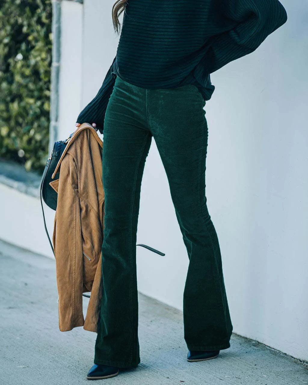 Selena | Hoge taille flare broek voor dames