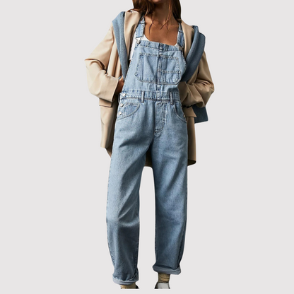 Stijlvolle Roos Denim Tuinbroek - Dames