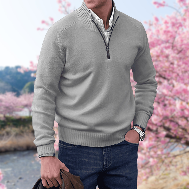 Casual Herentrui met Rits - Comfort & Stijl voor Herfst & Winter afbeelding 28