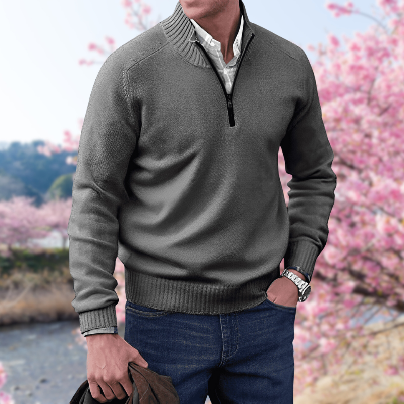 Casual Herentrui met Rits - Comfort & Stijl voor Herfst & Winter afbeelding 49