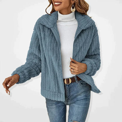 Fleur | Lang fleece vest voor dames