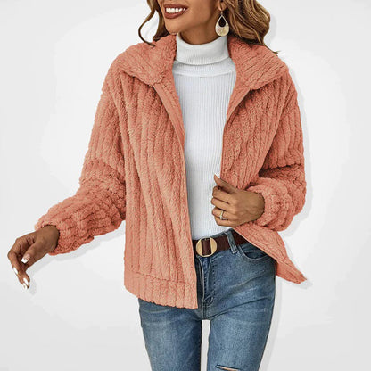 Fleur | Lang fleece vest voor dames