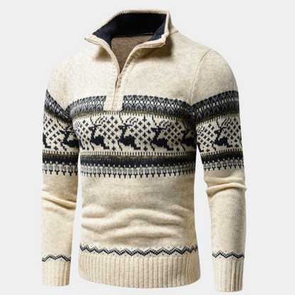 Sofie | Scandinavische zip-trui