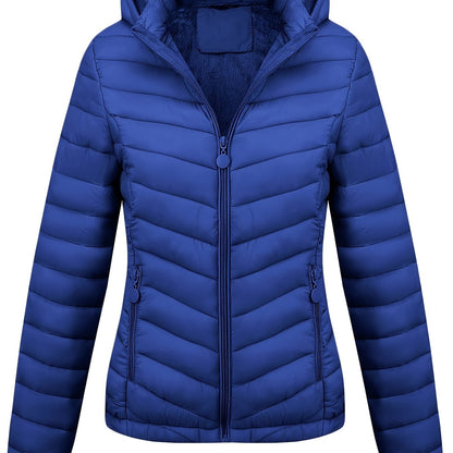 Stijlvolle en Comfortabele Puffy Hoodie Jas van Zachte Katoenmix | Herfst & Winter Essentieel afbeelding 13