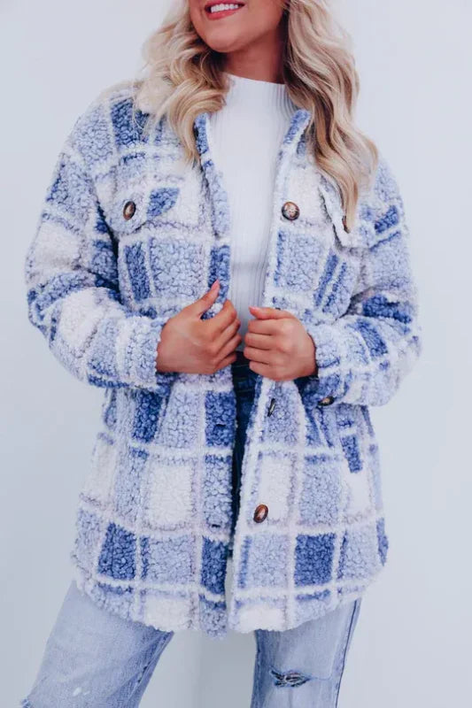 Nina | Warme polar fleece wolldeckenjack