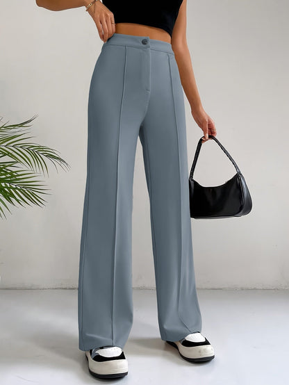 "Stijlvolle hoge taille broek van luxe katoenmix - Shop nu!" afbeelding 10