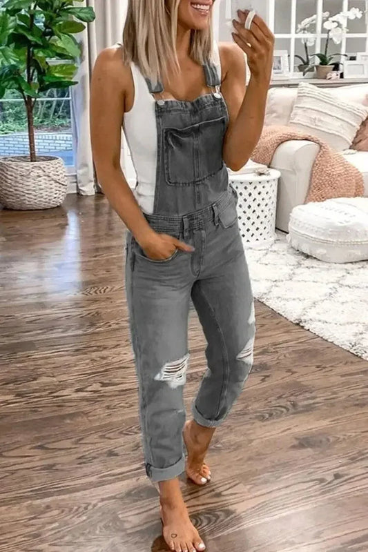 Stijlvolle Mouwloze Denim Jumpsuit - Lola