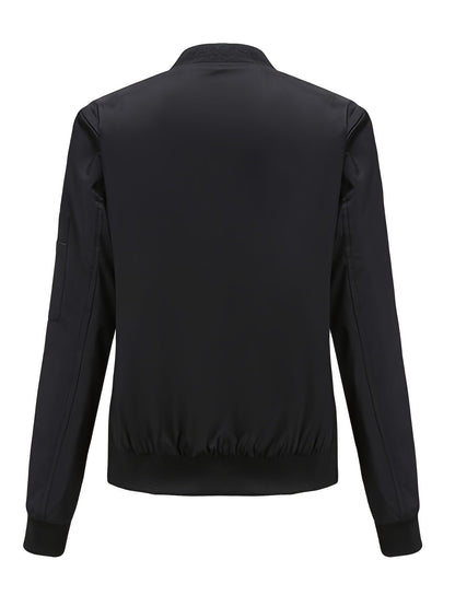 Effen bomberjack van hoogwaardige katoenmix | Casual en stijlvol | Perfect voor herfst en winter afbeelding 7