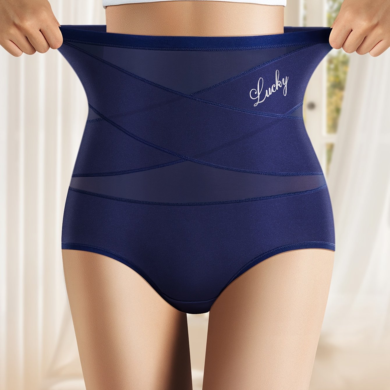 Naadloze hoge taille mesh slipjes voor buikcontrole en billift - Ultiem comfort en vormende pasvorm - Shop nu! afbeelding 14