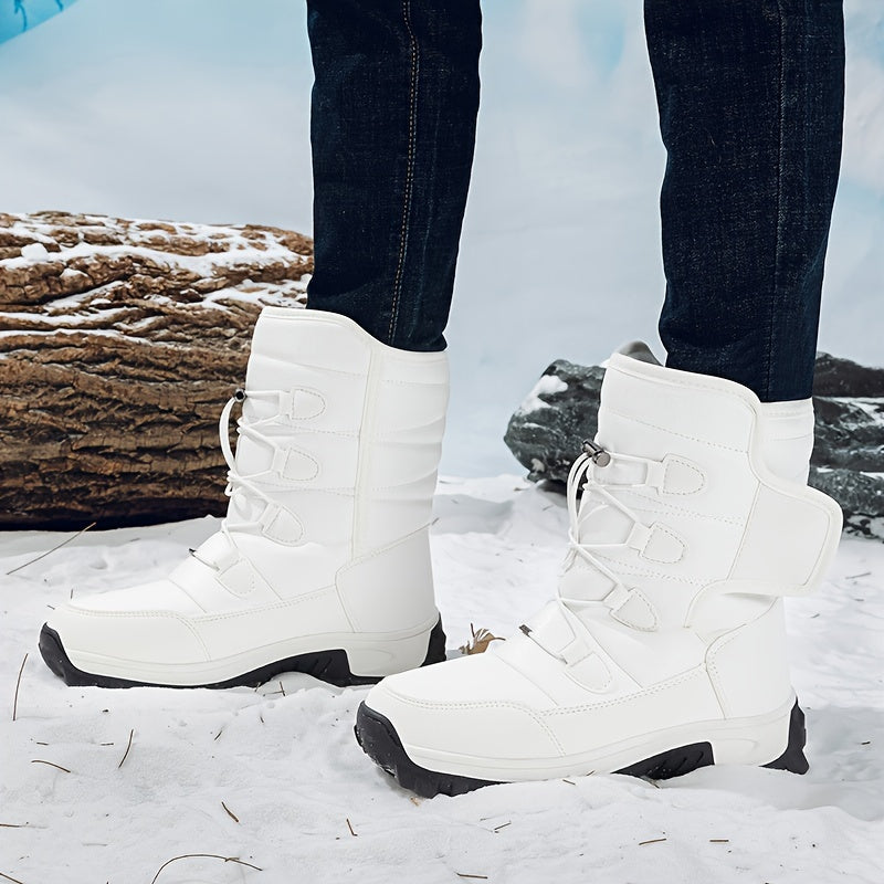 Luxe en comfortabele herfst- en winterlaarzen van hoogwaardig PU: stijlvol en warm! afbeelding 6