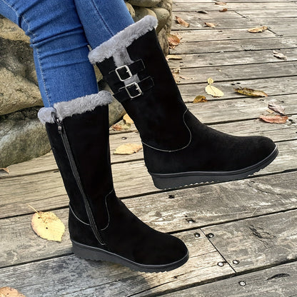 Donzige winterlaarzen voor dames: ultiem comfort en stijl in de kou! afbeelding 3