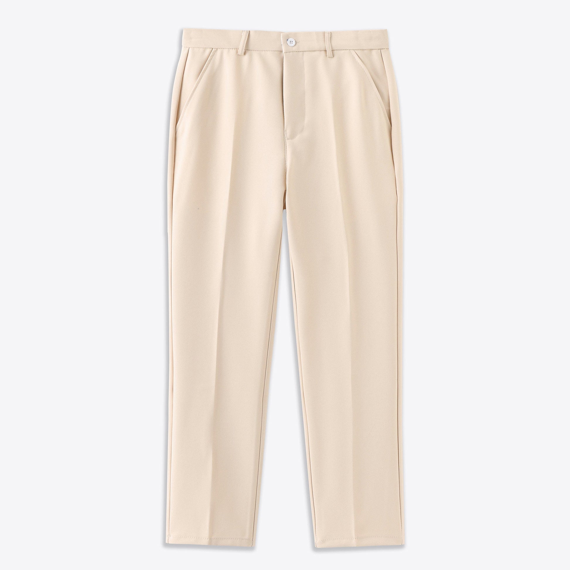 Stijlvolle slim-fit herenbroek van stretchkatoen - ideaal voor elke gelegenheid afbeelding 5