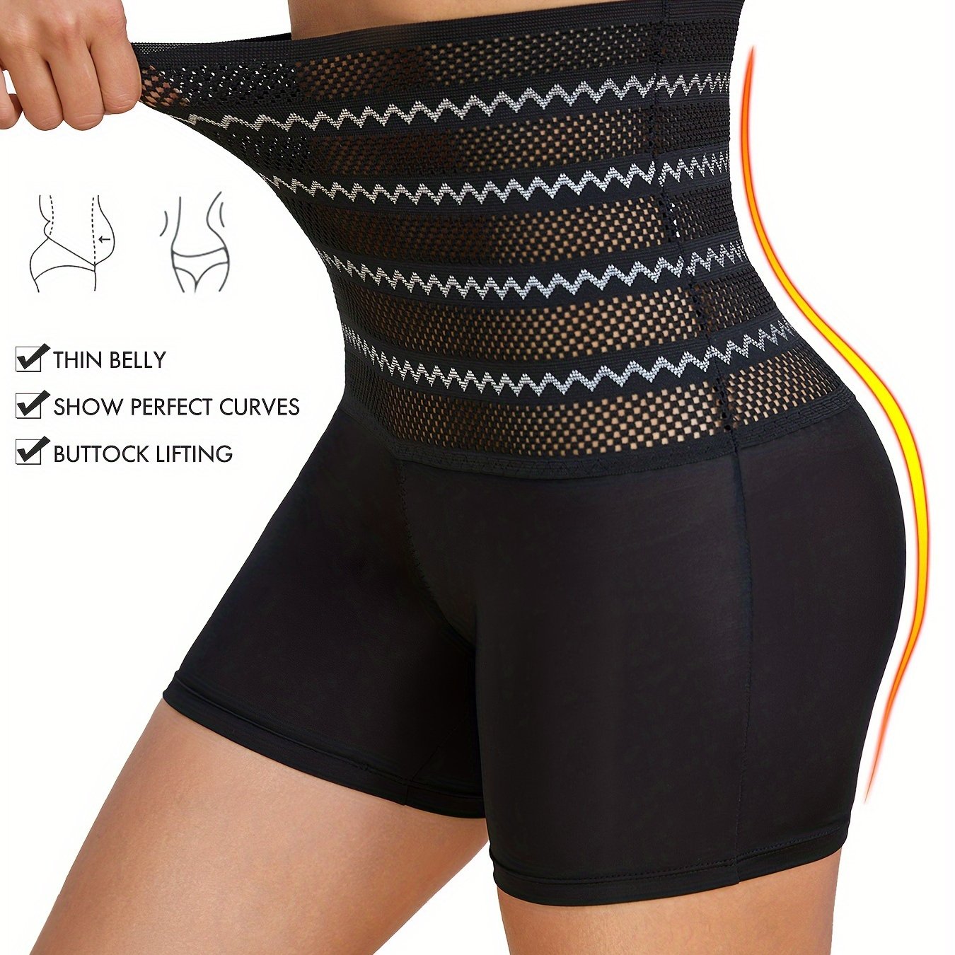 Corrigerende hoge taille onderbroek van ademende stof | Figuuraccentuerend en comfortabel afbeelding 16