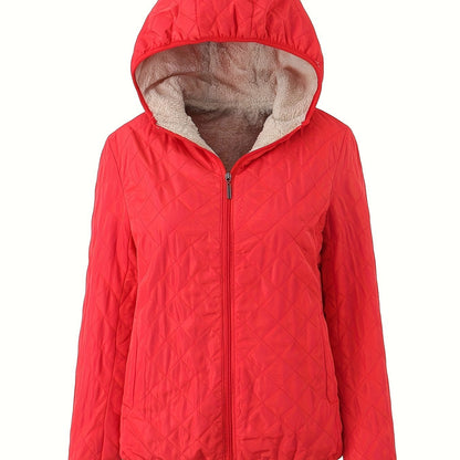 Gewatteerde jas met capuchon en rits - perfecte combinatie van comfort en stijl afbeelding 13