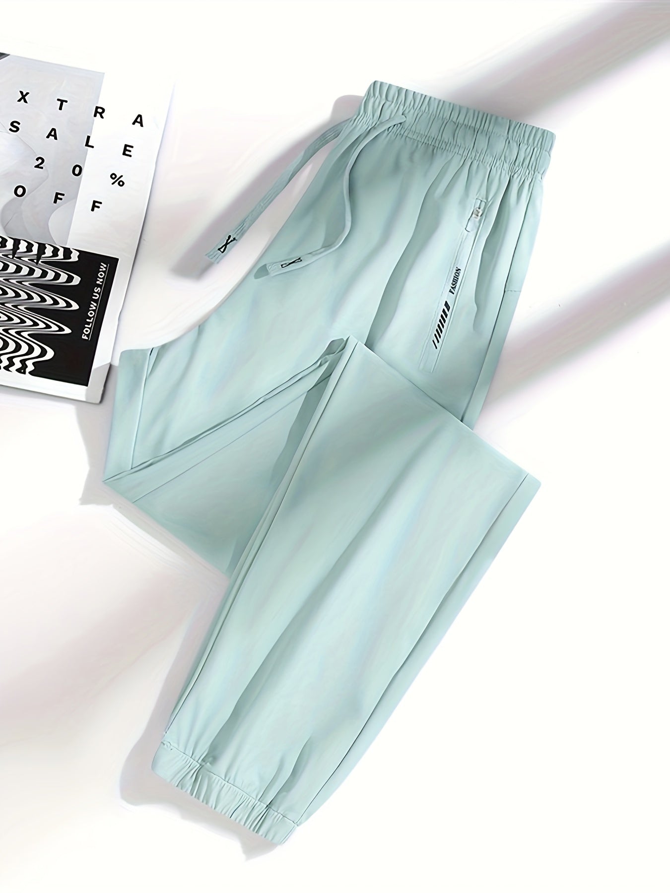 Comfortabele zomer joggers: lichtgewicht en ademend van premium katoenmix afbeelding 5