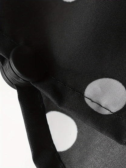 Stijlvolle Regenponcho-Jack: Klassieke Stippenprint van Katoenmix | Lente & Zomer Beschermd Tegen Regen | Lichtgewicht & Ademend met Ritssluiting afbeelding 5