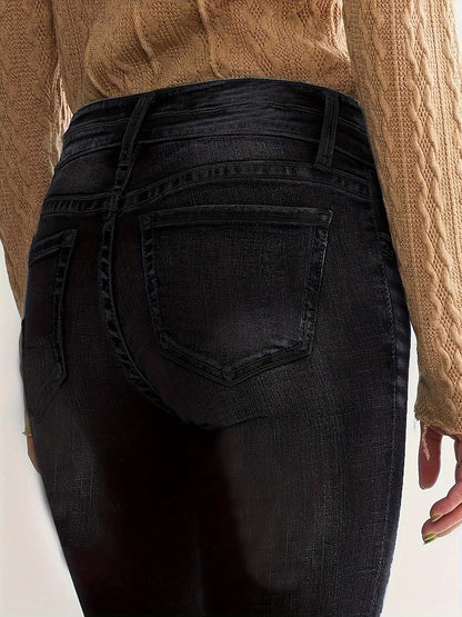 Hoge taille flared leg jeans: trendy, comfortabel en veelzijdig - Shop nu! afbeelding 10
