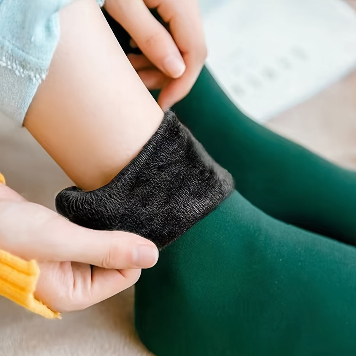Warme Pluche Gevoerde Sneeuwsokken | Comfort en Warmte voor de Winter afbeelding 14