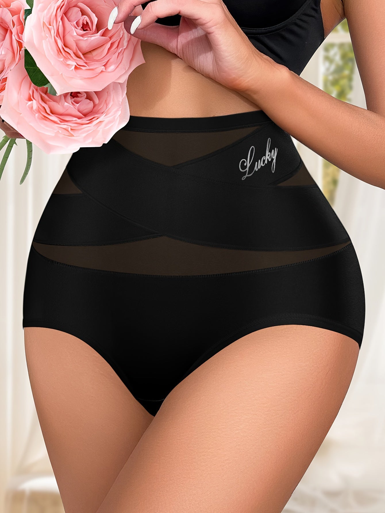 Naadloze hoge taille mesh slipjes voor buikcontrole en billift - Ultiem comfort en vormende pasvorm - Shop nu! afbeelding 10