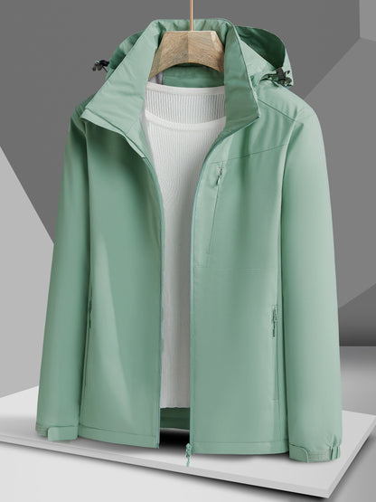 Wind- en Waterdicht Outdoorjack met Polarfleecevoering en Capuchon | Bescherming en Comfort voor Buitenavonturen afbeelding 9