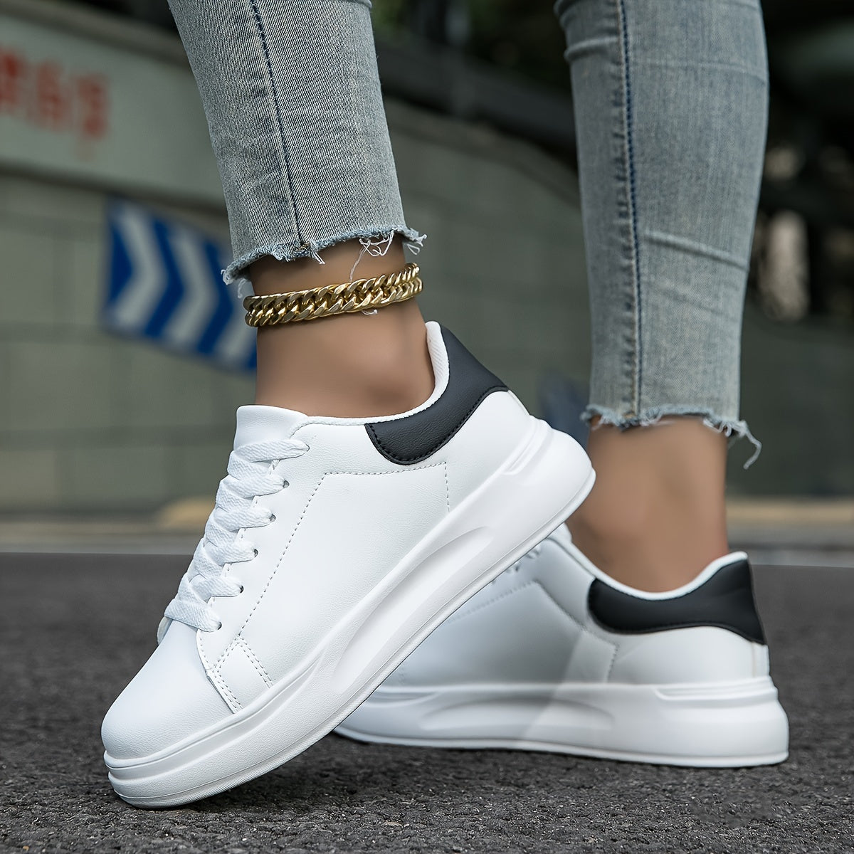 Milou | Stijlvolle Witte Leren Dames Sneakers