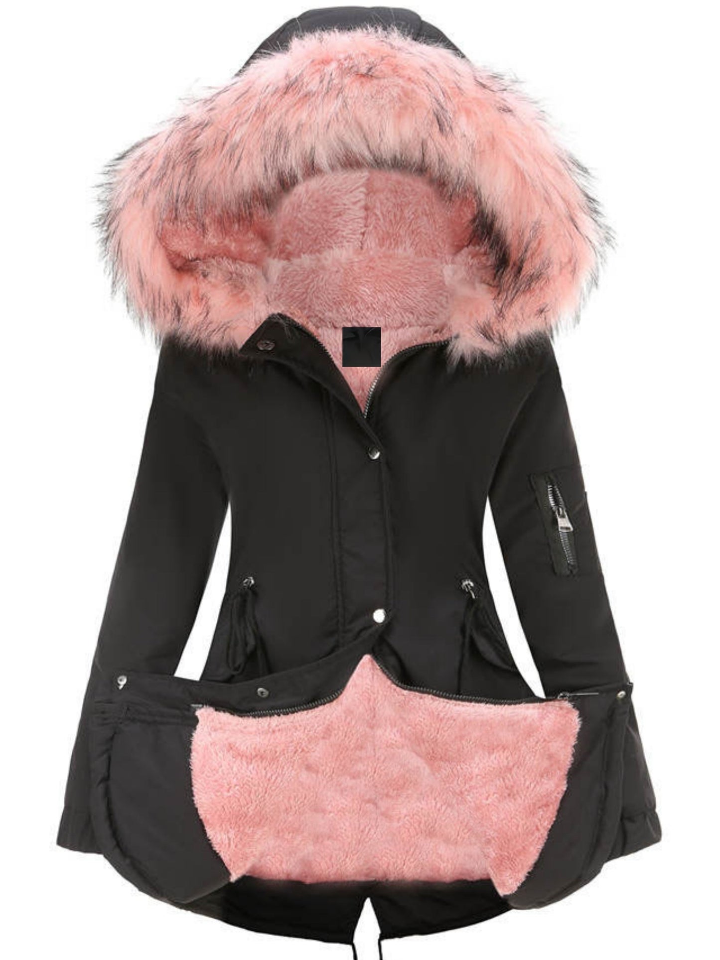 Stijlvolle heren parka jas - Warme katoenmix voor de herfst en winter afbeelding 4