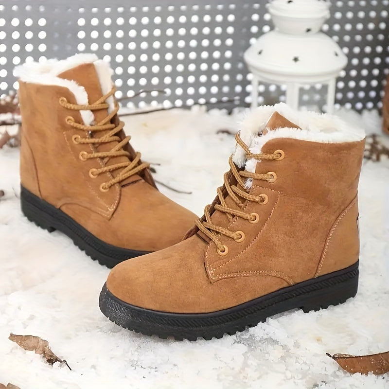 Antislip damessneeuwlaarzen met warme voering - Veilige winterstappen afbeelding 7