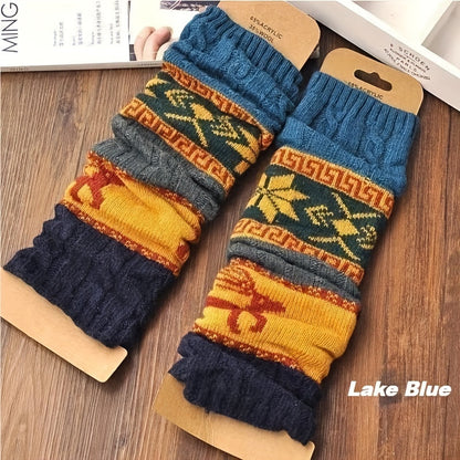 Warme Winter Socks met Sneeuwvlokprint - 100% Acryl voor Extra Comfort afbeelding 3
