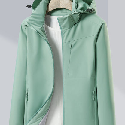Wind- en Waterdicht Outdoorjack met Polarfleecevoering en Capuchon | Bescherming en Comfort voor Buitenavonturen afbeelding 14