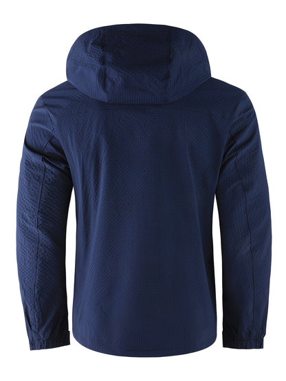Waterdichte herenjas met capuchon