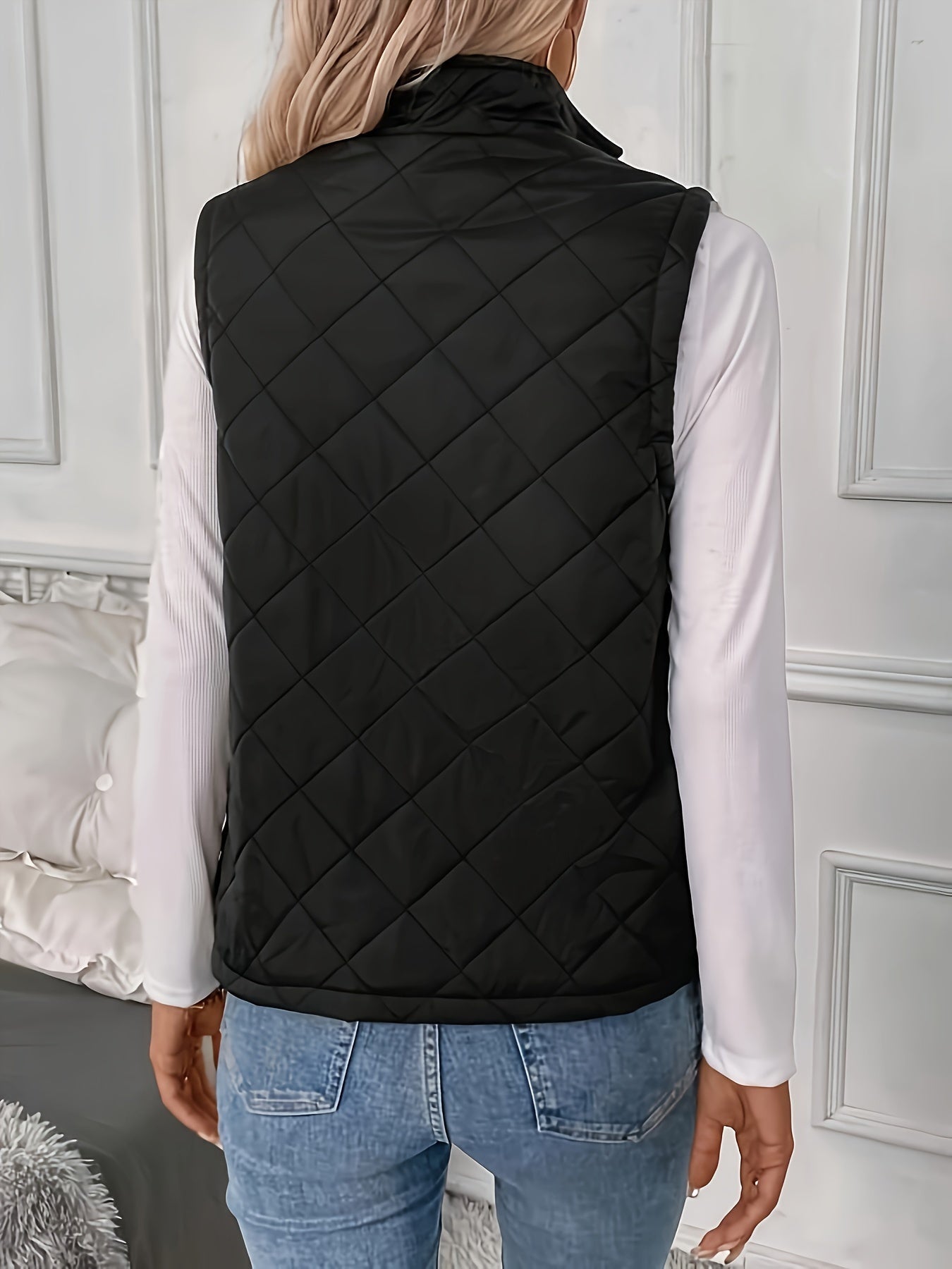 Stijlvolle gewatteerde herenvesten van premium katoenmix | Ideale warmte en comfort voor herfst en winter afbeelding 2