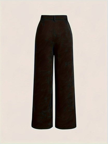 Vintage corduroy broek met hoge taille afbeelding 6