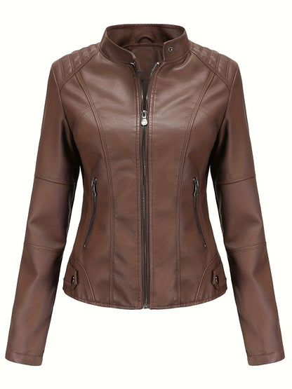 Stoer en stijlvol: Faux leren bikerjack voor heren – perfect voor de winter! afbeelding 4