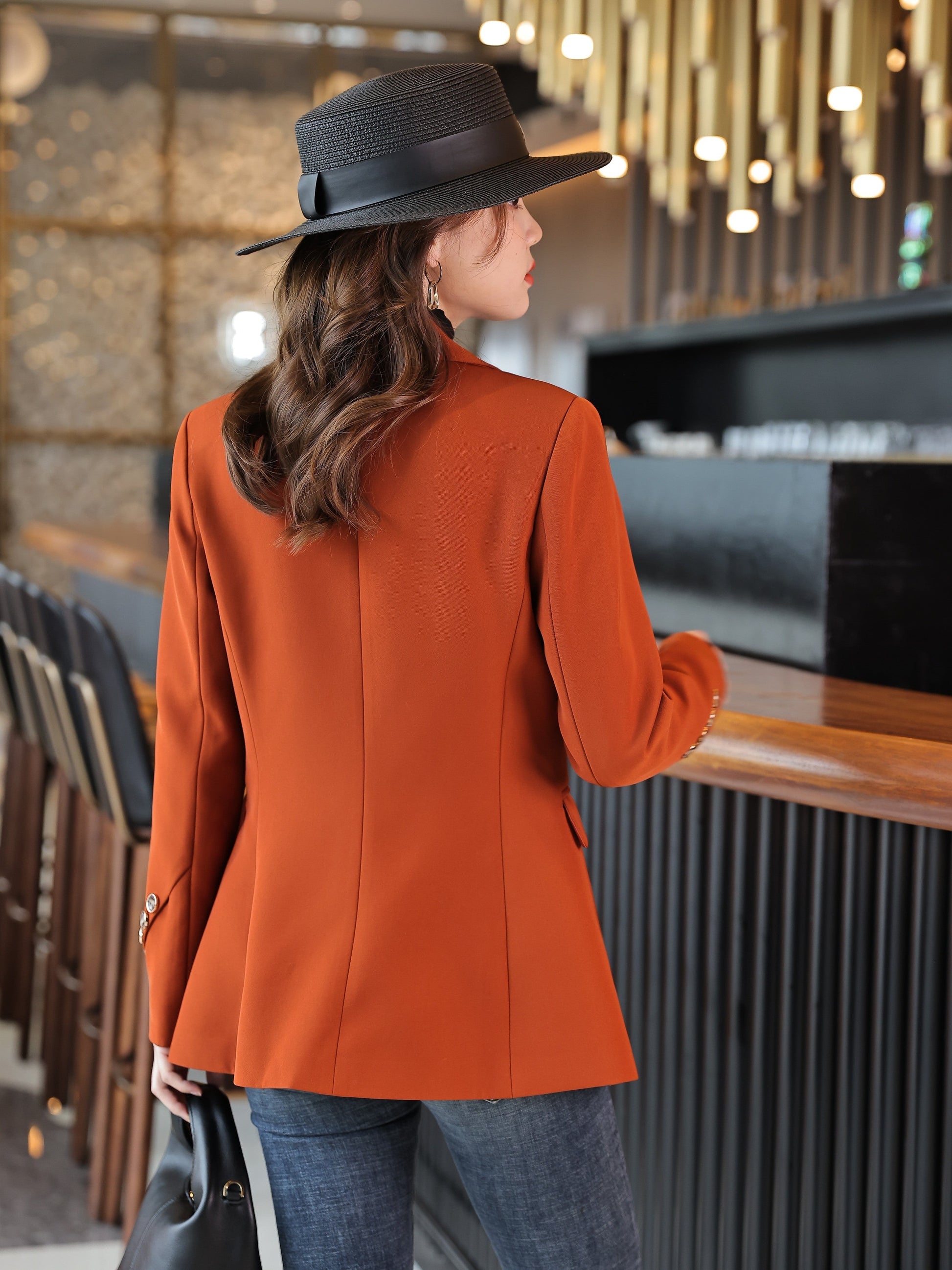 Stijlvol en veelzijdig: Ontdek de Perfecte Blazer voor Elke Gelegenheid! Luxe, duurzame katoenmix. Shop Nu. afbeelding 6