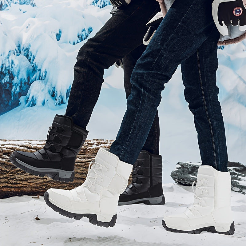 Luxe en comfortabele herfst- en winterlaarzen van hoogwaardig PU: stijlvol en warm! afbeelding 3