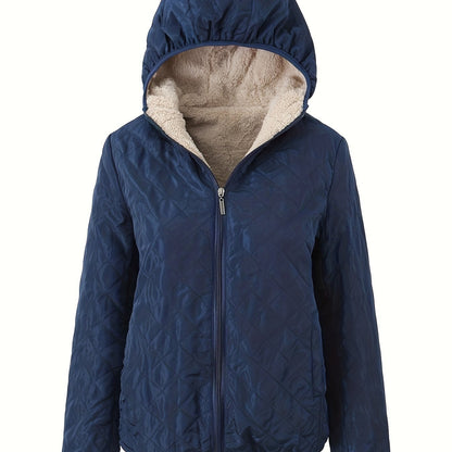 Gewatteerde jas met capuchon en rits - perfecte combinatie van comfort en stijl afbeelding 12