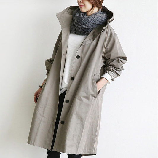 Nina | Stijlvolle waterdichte trenchcoat