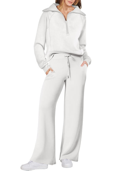 Lana | Stijlvolle Zip & Relax Set met Lange Mouwen