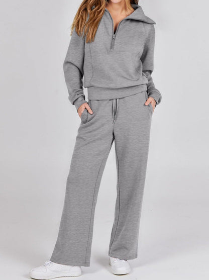 Lana | Stijlvolle Zip & Relax Set met Lange Mouwen