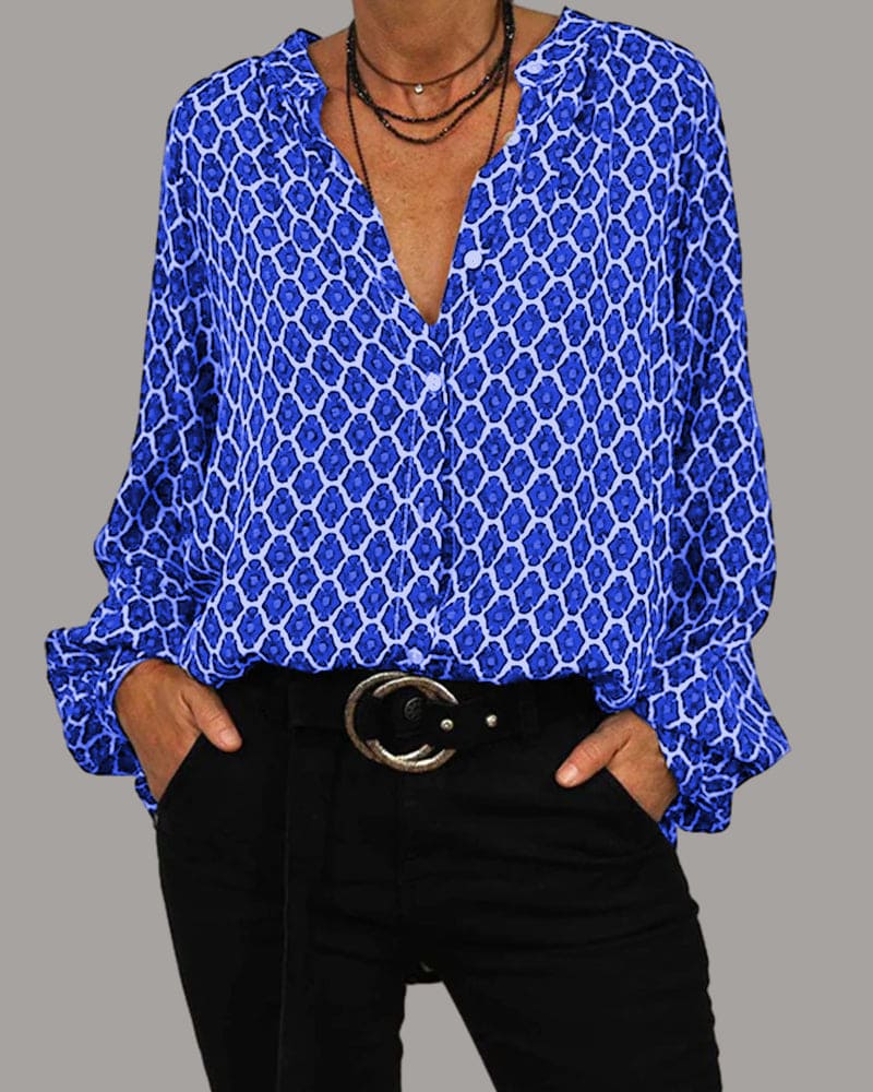 Carice | Blouse met lange mouwen