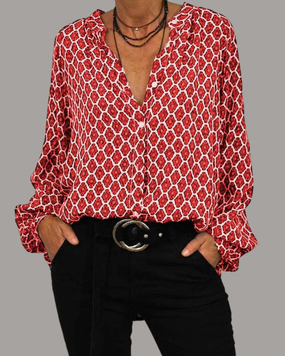 Carice | Blouse met lange mouwen