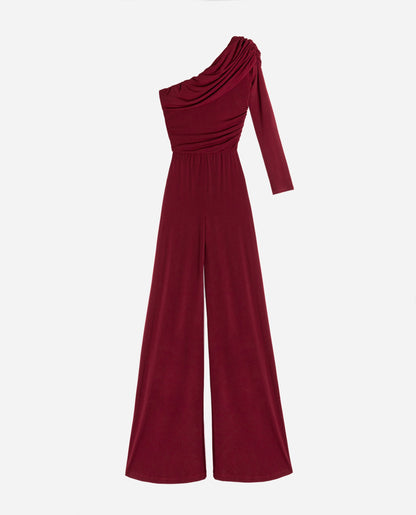 Stijlvolle Bordeauxrode Jumpsuit | Diona