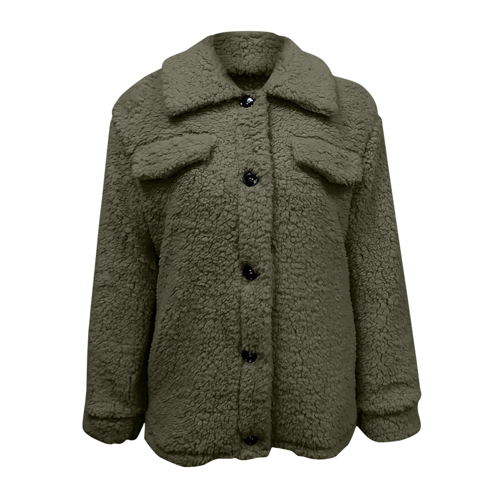 Lotte | Dubbelzijdige teddy fleece jas Farromode afbeelding 2